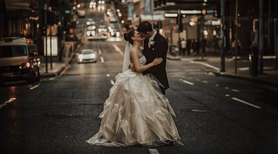 Brisbane wedding street photo