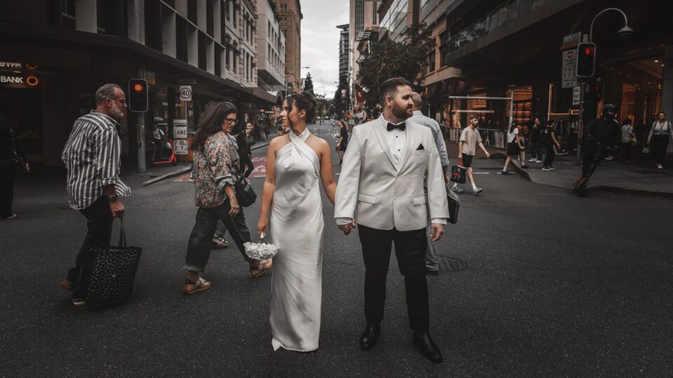 Brisbane Street wedding Photos