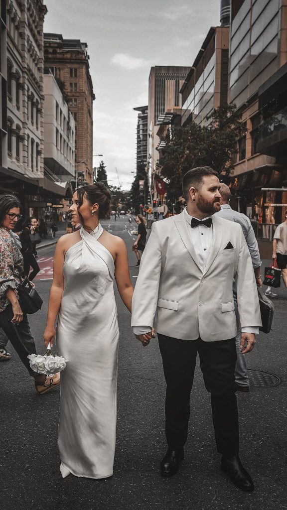 Brisbane Street wedding Photos